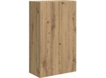 Vidaxl Mobile Tv A Parete Artisan Oak 59,5 X 31 X 100 Cm Materiale A Base Di Legno