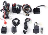 Atv Quad - Set Cablaggio Cdi - Completo Di Cablaggio, Bobina Di Accensione, Raddrizzatore/Regolatore - Per 150-300 Cc - Nero