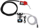 Pompa Diesel - Autoadescante Elettrica - 550 W - Portata 60 L/Min - Per Gasolio/Biodiesel/Olio Da Riscaldamento - Filtro Carburante E Tubo Flessibile - Rosso