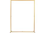 Arco Nuziale - Supporto In Metallo Per Palloncini - Altezza 2 M - Arco Quadrato - Con Piedini - Oro