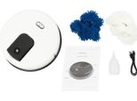 Robot Aspirapolvere Con Funzione Mopping - Robot Pulitore Automatico - Wet/Dry, Ricarica Usb, Per Peli Di Animali Domestici, Pavimenti E Tappeti - Bianco