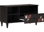 Vidaxl Armadietti Multicolore 80 X 33,5 X 46 Cm In Legno Massiccio Di Mango