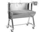 Bbq-Toro Griglia Mobile Per Maialini In Acciaio Inox, Fino A 60 Kg, Griglia Per Girarrosto Con Motore, Griglia Per Spiedo