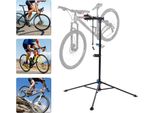 Cavalletto Per Montaggio Biciclette - Cavalletto Per Riparazioni - Portatile, Regolabile In Altezza, Pieghevole, Ruotabile A 360°, Base Di Appoggio A 4 Punti, Per La Maggior Parte Delle Biciclette - Grigio Chiaro