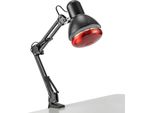 Lampada A Infrarossi - Lampada Di Calore Per Terapia A Luce Rossa - 150 W - Regolabile In Altezza - Pieghevole - Sollievo Dal Dolore E Rilassamento Muscolare - Nero