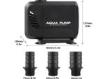 Pompa Per Fontane - Pompa Sommersa Per Acqua - 40 W - Portata 3000 L/H - Cavo Di Alimentazione 2,3 M - 3 Ugelli - Rosa