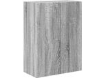 Vidaxl Mobile Tv A Parete Grigio Sonoma 59,5 X 31 X 80 Cm Materiale A Base Di Legno