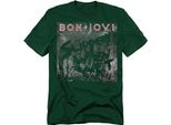 Bon Jovi - Maglietta "Slippery When Wet"" Per Uomo/Donna Unisex TV20689 (3XL) (Verde Scuro)"