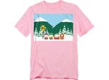 South Park - Maglietta "Bus Stop"" Per Uomo/Donna Unisex TV20709 (3XL) (Rosa)"