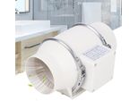 Ventilatore Tubolare - HF-150P Ventilatore Tubolare In Linea - Ø 150 Mm - Scarico Dell'aria In Bagno E In Cucina - Ventilazione - - Porpora Scuro
