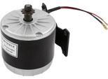 Motore A Spazzole 24V 350W Dc - E-Scooter/E-Bike/Veicolo Elettrico - IP54 - Coppia Elevata - Pignone A 11 Denti - 2700 Giri/Min - Capacità Di Carico 100 Kg - Ghisa - Nero