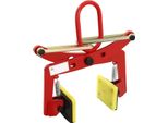 Pinza Per Sollevare Pietre - Pinza Verticale Per Pietre - Apertura 20 Cm - Capacità Di Carico 330 Kg - Per Granito E Pietra - Rosso