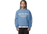 Kings Will Dream - Felpa "Studio Stacked"" Da Ragazzo, Girocollo BG2272 (146-152) (Blu)"