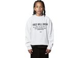 Kings Will Dream - Felpa "Studio Stacked"" Da Ragazzo, Girocollo BG2272 (140) (Bianco)"