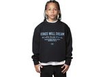 Kings Will Dream - Felpa "Studio Stacked"" Da Ragazzo, Girocollo BG2272 (140) (Nero)"