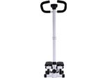 Mini Stepper - Stepper Per Il Fitness - Regolabile - Display Lcd - Bande Di Resistenza - Capacità Di Carico Fino A 150 Kg - Acciaio Legato - Nero