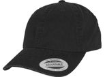 Flexfit - Cappello Da Baseball, Profilo Basso, Prelavaggio PC7916 (Taglia Unica) (Nero)