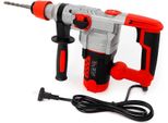 Martello Demolitore Elettrico - Trapano A Percussione Rotante/Rompi Calcestruzzo - 2200 W - 220 V Ac - Con Cavo - - Per Calcestruzzo E Muratura - Rosso