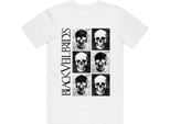 Black Veil Brides - Maglietta Da Uomo/Donna Unisex, Stampa Sul Retro RO14979 (Xl) (Bianco)