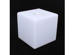 Cubo Luminoso A Led - Sgabello - Rgb 16 Colori - Interno/Esterno - Cambio Colore - Per Terrazza E Feste - Bianco