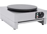 Macchina Per CrêPe Elettrica - Piastra Per CrêPe - Potenza 3 Kw - 220 V 50 Hz - Temperatura Regolabile 50-300°C - Antiaderente - Per Uso Domestico E Ristorazione