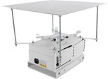 Supporto A Soffitto Per Beamer/Proiettore - Supporto Motorizzato - Telecomando - Portata 10 Kg - 220 V - Struttura In Metallo Duro - Bianco