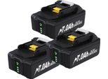 Batteria BL1830 Per Makita 18V Lxt, Li-Ion 18650 7000 Mah, Batteria Di Ricambio Compatibile Con BL1860/LXT400/3B, Blu