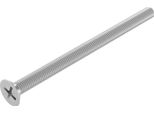 Seccaro Vite A Testa Svasata M6 X 90 Mm, Acciaio Inox V2A Va A2, Din 965, Intaglio A Croce / Pz, 20 Pezzi