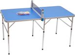 Tavolo Da Ping Pong Pieghevole - Tavolo Da Ping Pong - Struttura In Alluminio - 152 X 76 X 76 Cm - Dimensioni Pieghevoli 76 X 76 X 7 Cm - Rete Inclusa - Pannello In Mdf - 9,2 Kg Circa