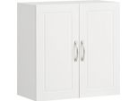 Armadio A Muro - FRG231 - Ripiano Regolabile - 60×60×30 Cm - Per Bagno/Cucina/Soggiorno - Necessario Il Montaggio - Bianco