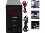 Alimentatore Da Laboratorio Dc - SPS3010 - Regolabile 0-30V 0-10A - Singola Uscita - Ingresso 230V - Custodia In Metallo - Nero