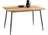 Tavolo Da Pranzo - Tavolo Da Cucina/Bistrot - Stile Moderno - 120×75×78 Cm - Necessario Il Montaggio - Cachi Scuro
