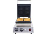 Ferro Per Waffel - Piastra Per Waffel Belga/Bruxelles - 2 Waffel Quadrati - 1750 W - Temperatura Regolabile - Girevole A 180