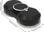 Robot Intelligente Per La Pulizia Delle Finestre - Aspiratore Per Finestre - Doppia Funzione Di Spruzzo D'acqua - Telecomando - Per Uso Domestico - Rispettoso Dell'ambiente - Nero