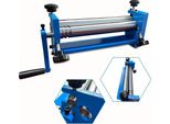 Curvatrice Per Tubi E Anelli A 3 Rulli - Sj 300 - Manuale-Idraulica - Per Tubi - Curvatura In Tondo - Per Leghe - Blu Chiaro