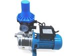 Pompa Per Acqua Pompa Da Giardino - Pompa A Getto Pompa Centrifuga - 1100 W - Acciaio Inox - Comando Pompa - Spina Ue - Pompa Di Superficie - Prevalenza 50 M