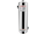 Scambiatore Di Calore Per Piscine - Riscaldatore A Immersione/Riscaldatore Per Piscine - 28 Kw - Acciaio Inox - 292×134 Mm - Argento
