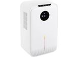 Deumidificatore - Elettrico - Serbatoio Dell'acqua Da 2,5 L - 1,2 L/Giorno - Spegnimento Automatico - Filtro In Pet - Tubo Di Scarico - 19×14×32 Cm - Bianco