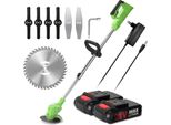 Tagliabordi A Batteria - Senza Fili - 25000 Giri/Min - Spina Ue - Senza Batteria - Rosso