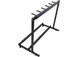 Supporto Per Chitarra - Supporto Da Pavimento - 5 Posizioni - Per Chitarra Acustica, Acustica Ed Elettrica - Con Cuscinetto In Gomma - Non Pieghevole - Nero