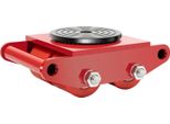 Carrello Da Trasporto - Ruote Blindate Per Impieghi Gravosi - Portata 6 T - Ruota Girevole A 360° - Ruote Inpoliuretano- Compatto - 15 Kg - Rosso