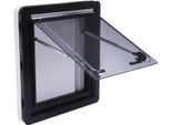 Finestra Per Camper/Caravan - Finestra Di Aerazione In Alluminio - 450 X 500 Mm - Con Cerniera - Per Caravan/Rimorchi - Bianco
