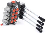 Valvola Direzionale Idraulica - P40, 4 Vie - 49 L/Min - Funzionamento Manuale - Alta Pressione - Per Cilindri A Doppio Effetto
