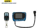 Riscaldatore Per Auto - S-A2018 Interruttore E Telecomando Lcd - Solo Per Veicoli A 12 V - Display Lcd - Bianco