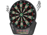 Lavagna Elettronica Per Freccette - Set - 27 Giochi - 6 Freccette - Punteggio Automatico - Display A Led - Per Un Massimo Di 16 Giocatori - Nero