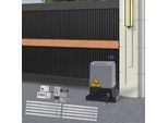 Automazione Elettrica Per Cancelli Scorrevoli - MD370/MD550/MD750 - 220V - 370-750 W - Guida Da 6 M - Fino A 800-1600 Kg - Giallo Chiaro