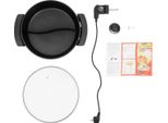 Hot Pot Yin-Yang - Pentola Elettrica - Antiaderente - 6 Litri - 5 Impostazioni Di Temperatura - 1360 W