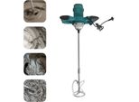 Miscelatore Elettrico - Miscelatore Manuale Per Pittura/Cemento/Calcestruzzo/Malta - 2100 W - 6 Velocità - 0-800 Giri/Min - M14 - 220V/50Hz - Azzurro