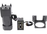 Motore A Induzione In C.A. - Motoriduttore - 90 W - 208-240 V C.A. - Rapporto Di Riduzione 20K - Albero 1,2×2,8 Cm - Efficienza IE4 - Con Unità Di Controllo E Supporto