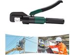 Pinza Idraulica - Azionamento Manuale YQK-70 - Forza Di Crimpatura 60 Kn - Crimpatura Esagonale - 8 Matrici 4-70 Mm² - Corsa 10 Mm - Verde